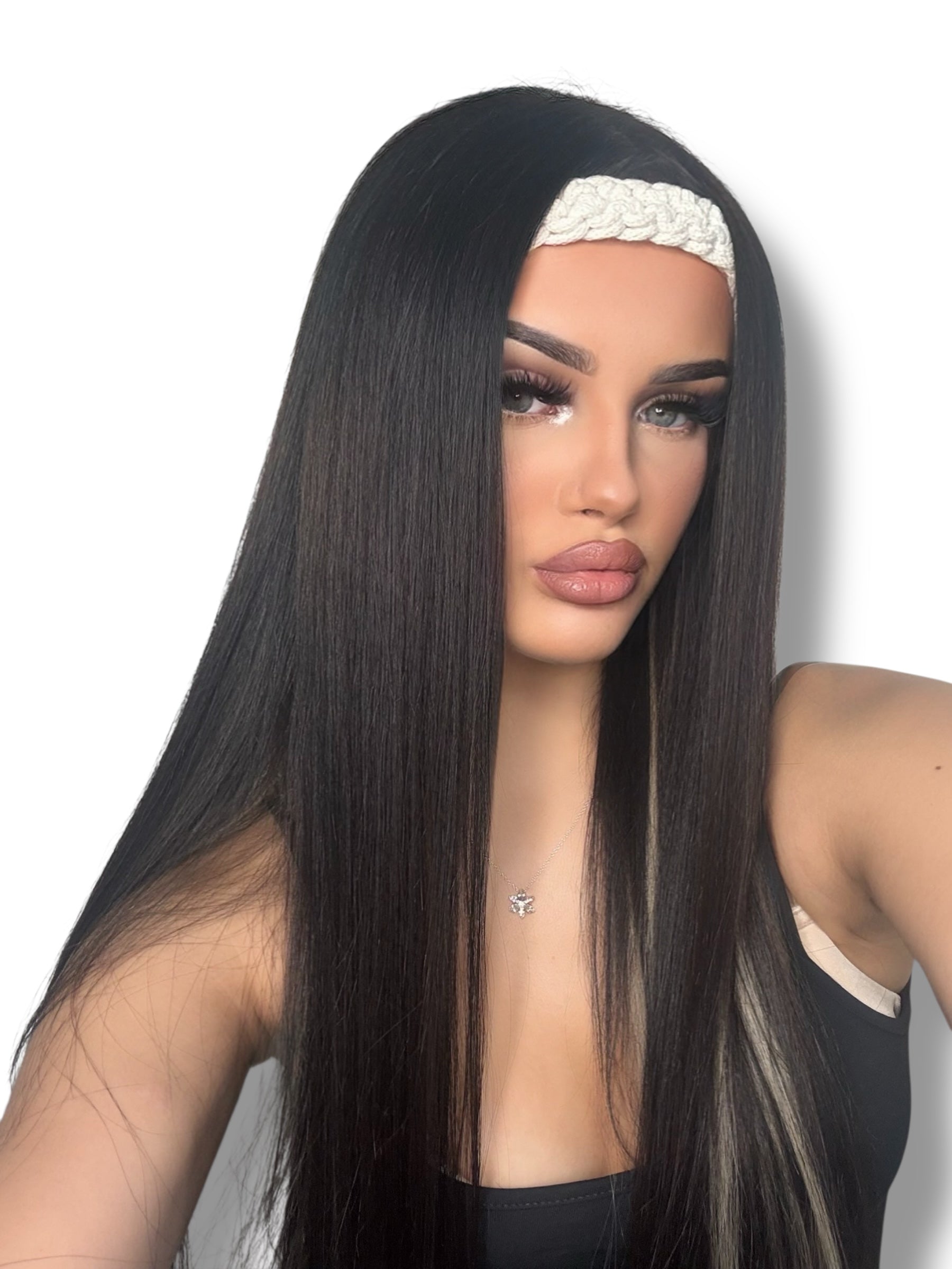 Braided Crochet Headband - handmade